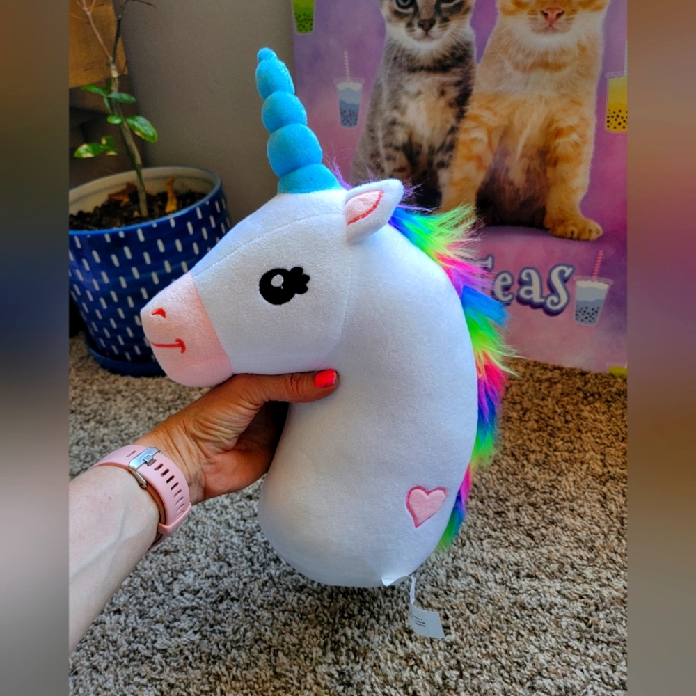 Rainbow unicorn plushie stuffed animal